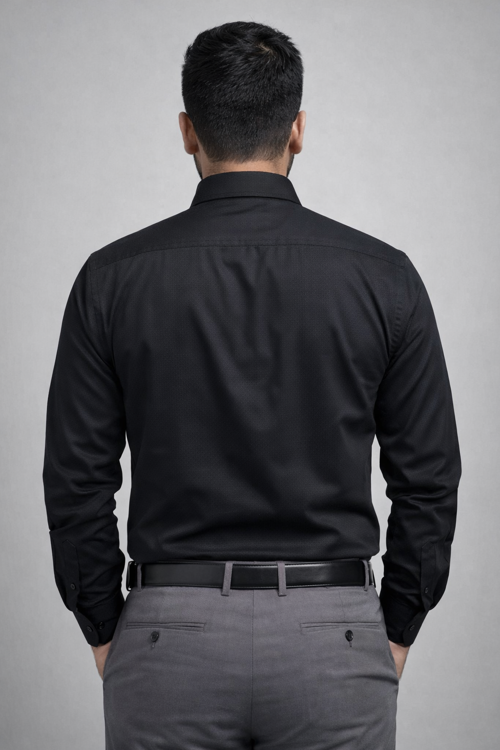 Men’s Black Premium Cotton Shirt