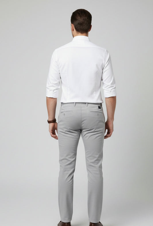 Men’s White Premium Cotton Shirt